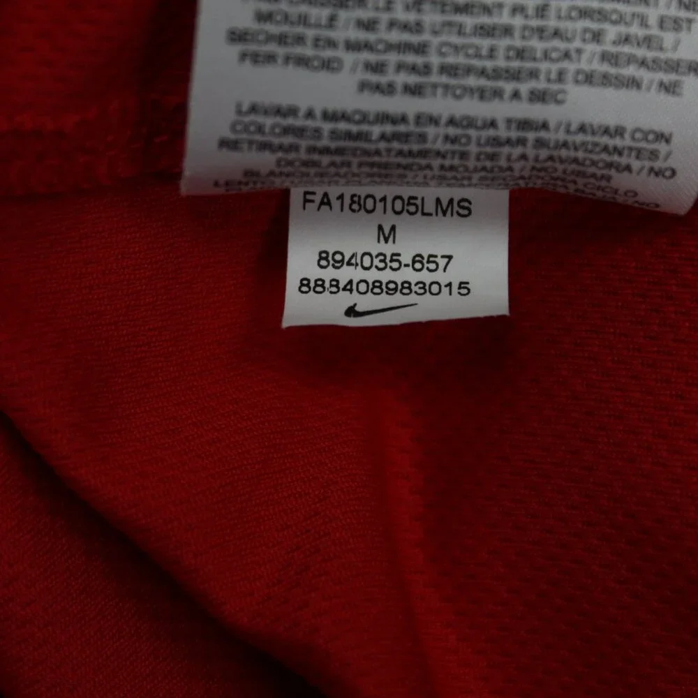 Nike Chelsea FC #20 Jersey Shirt Mens Medium Red Dri-Fit Football‎ S/S Pullover